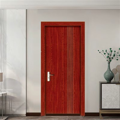 Prefabrikované dřevěné interiérové ​​PVC dveře