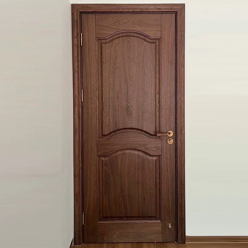 Streamed Line Walnut Solid Door high quality